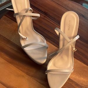 PrettyLittleThing Nude Heels